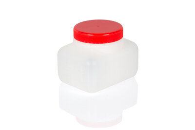 Flüssigkeitsbehälter – Roter Deckel